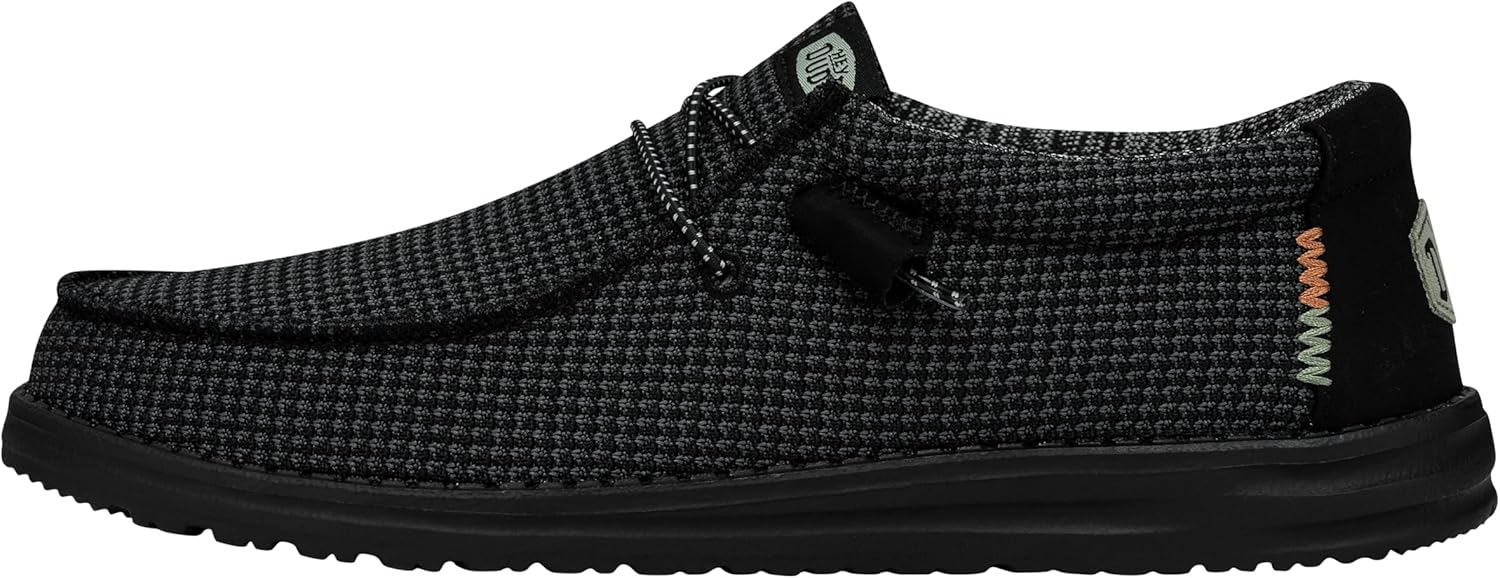 

Мужские лоферы без шнурков HEYDUDE Wally Sport Mesh, черный