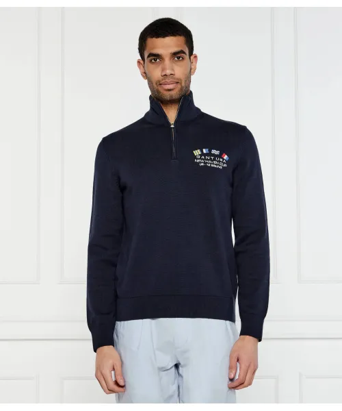 

Свитер Regular fit Gant, синий