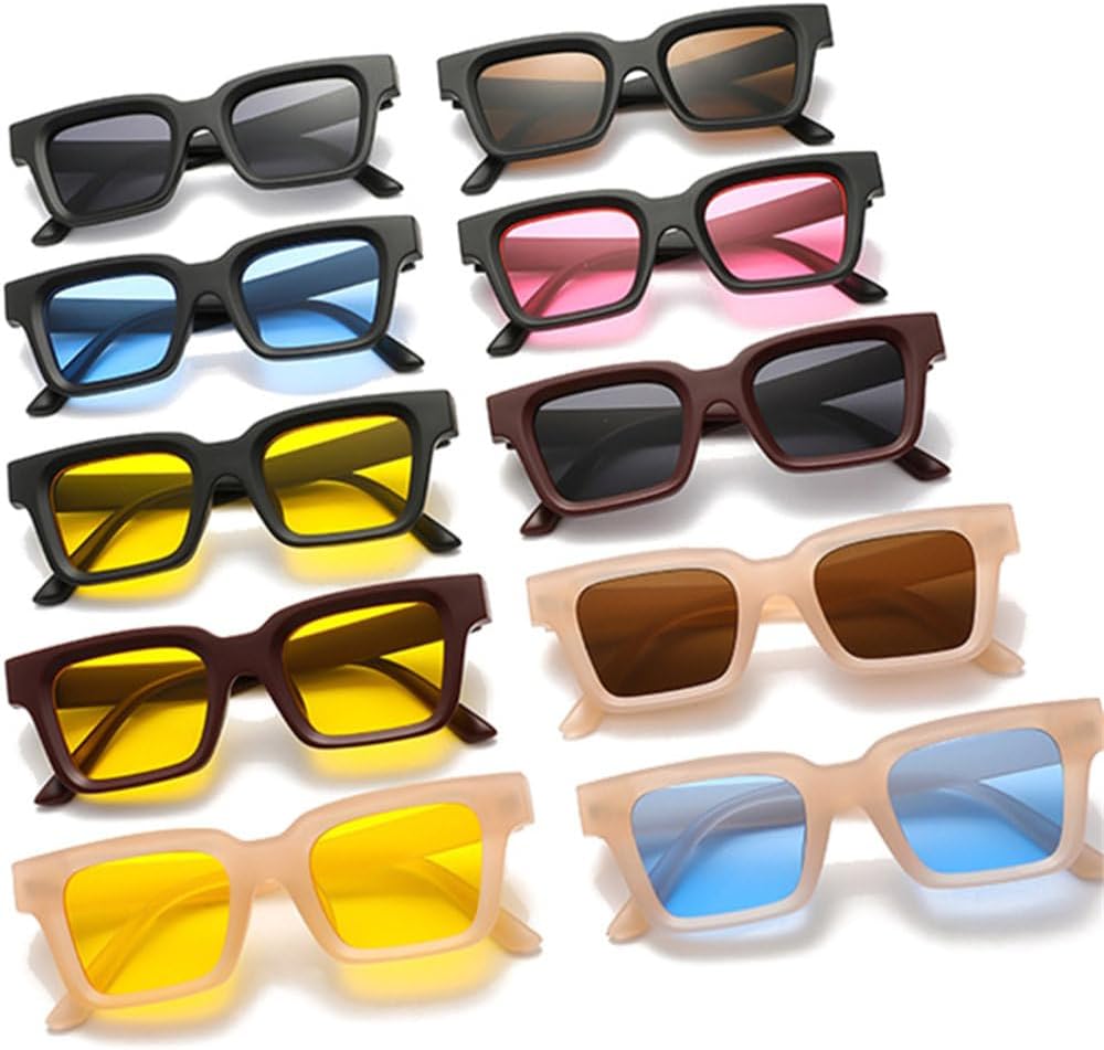 

Квадратные солнцезащитные очки-гелевые защитные очки для женщин, модные желто-голубые очки с защитой от УФ-излучения UV400, трендовые солнцезащитные очки для мужчин LJTJTAV, Black Blue