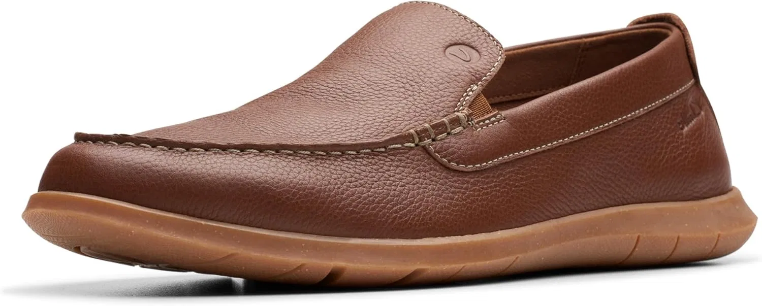 Мужские лоферы Clarks Flexway Step, Light Brown