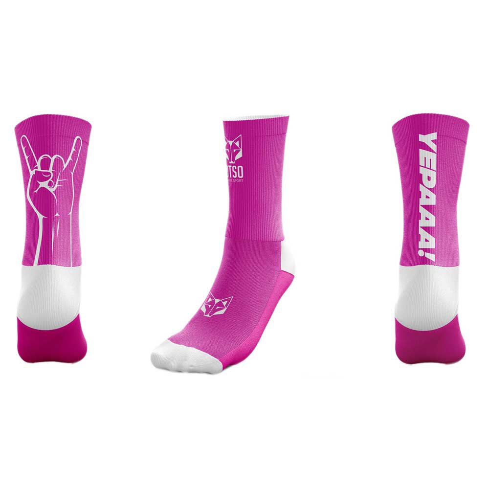 

Носки Otso Calcetines Yepaa! Multi-sport Medium Cut Rosa Fluor, розовый