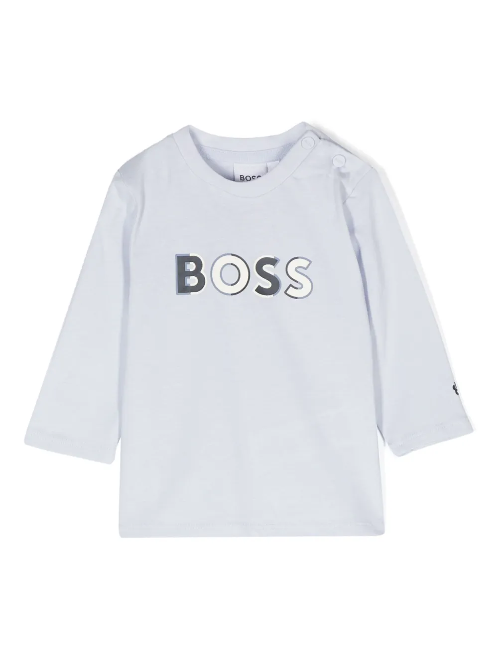 

Футболка с логотипом BOSS Kidswear, синий