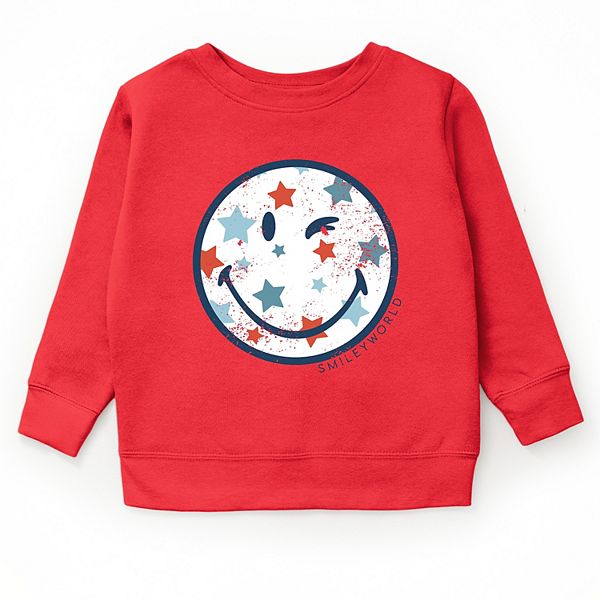 

Свитшот Smileyworld patriotic star wink youth The Juniper Shop, Red