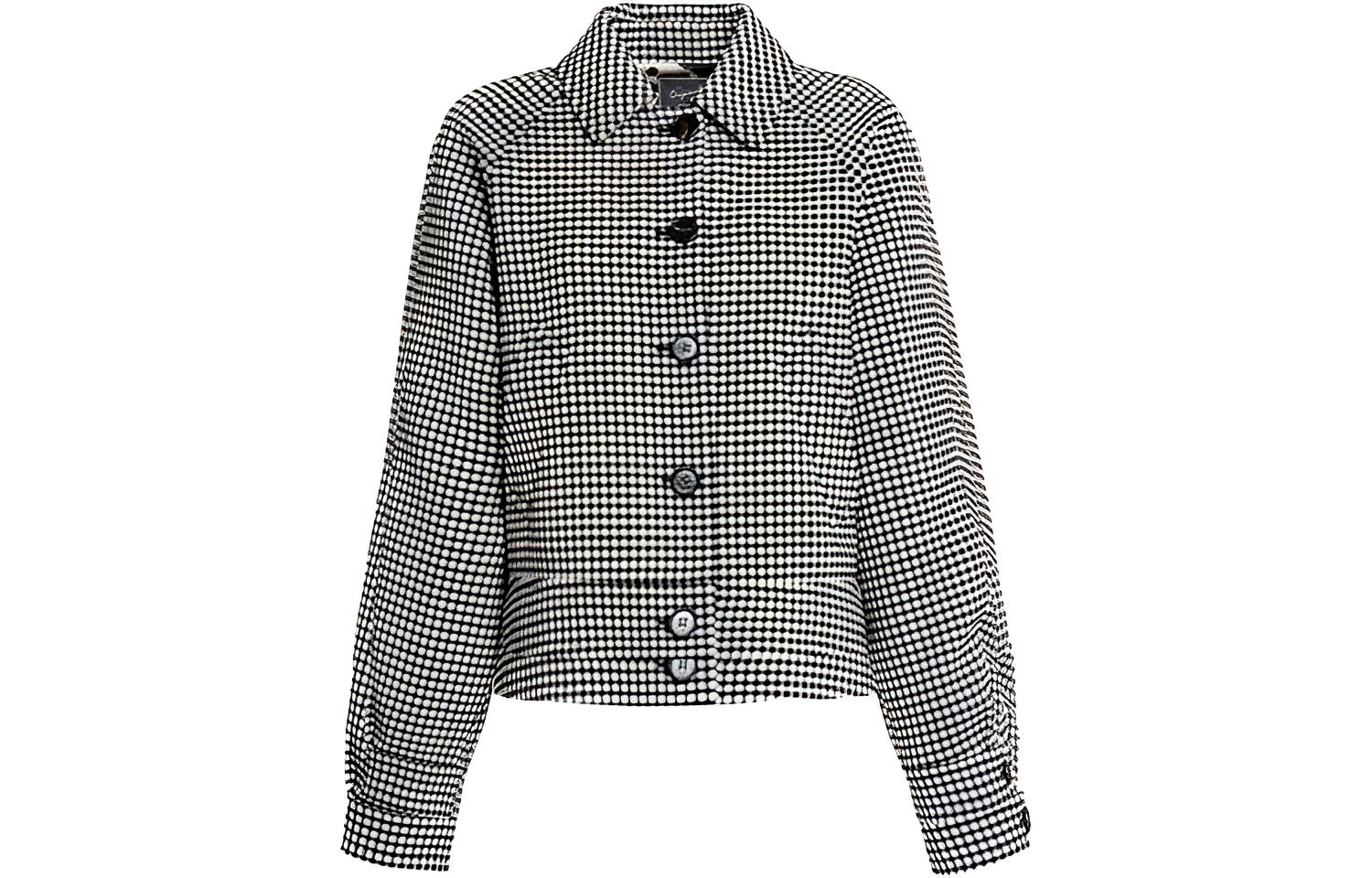 

Двусторонний куртка с длинными рукавами на пуговицах MARNI, Black White Plaid