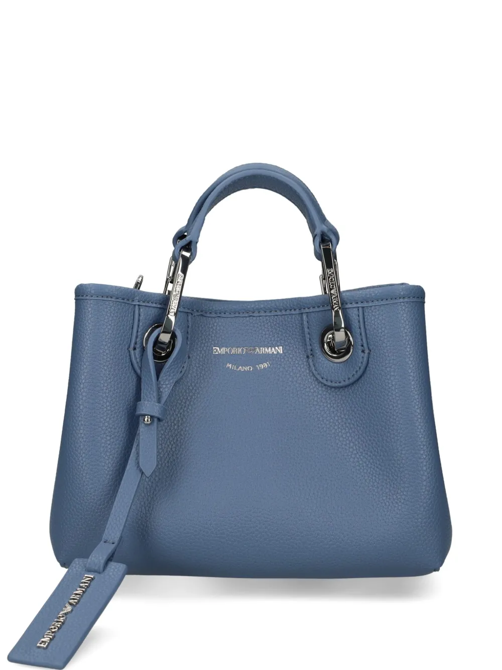 

Сумка-тоут с логотипом EMPORIO ARMANI, синий