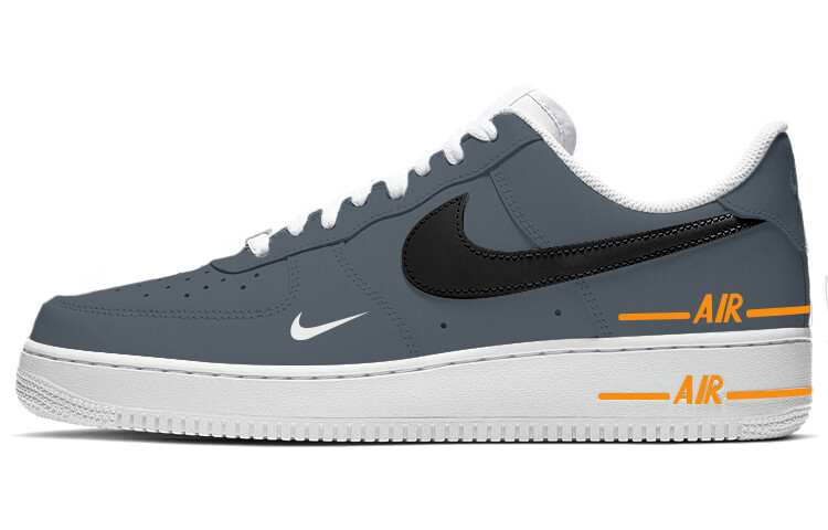 

Кроссовки Nike Air Force 1 Skateboarding Shoes Men Low-top Grey/black, серый