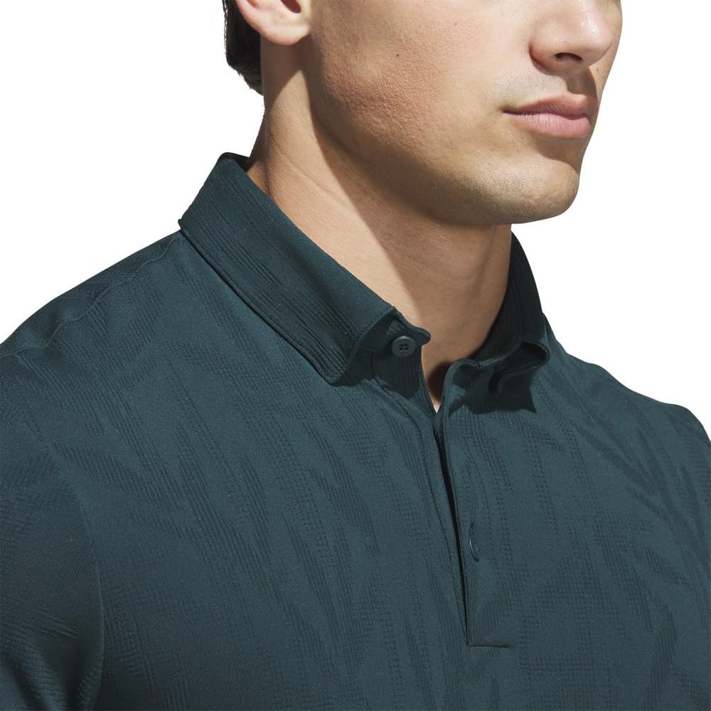Футболка с коротким рукавом из бамбукового жаккарда Beyond the Course Adidas — фото 4