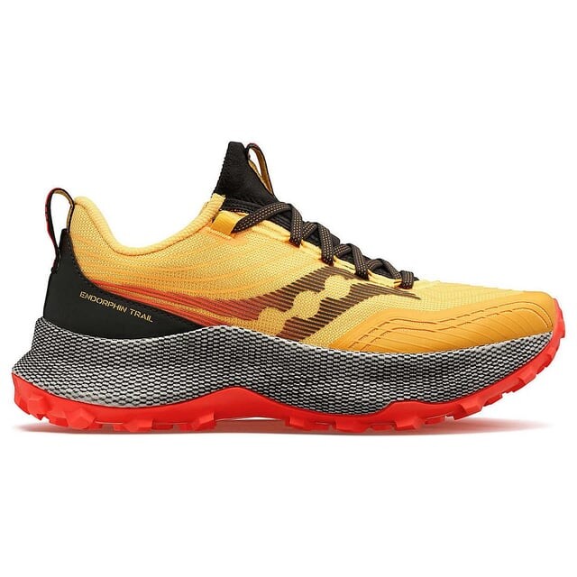 Желтые женские кроссовки Endorphin Trail Saucony, желтый