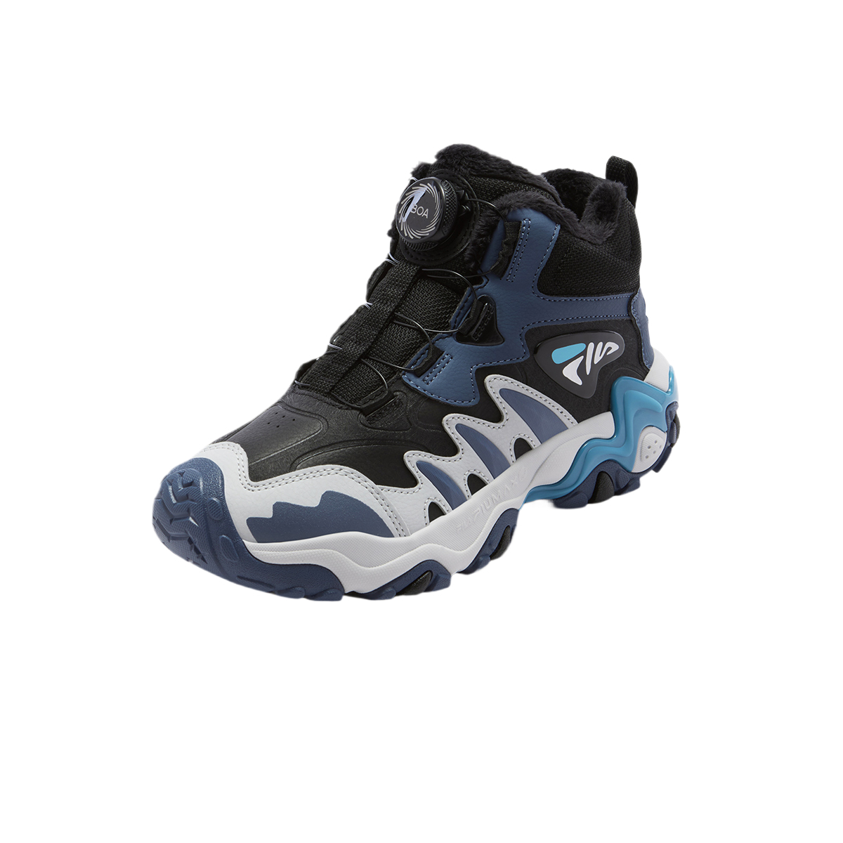 TGR 5 нескользящие уличные ботинки детские FILA KIDS, черный — фото 3