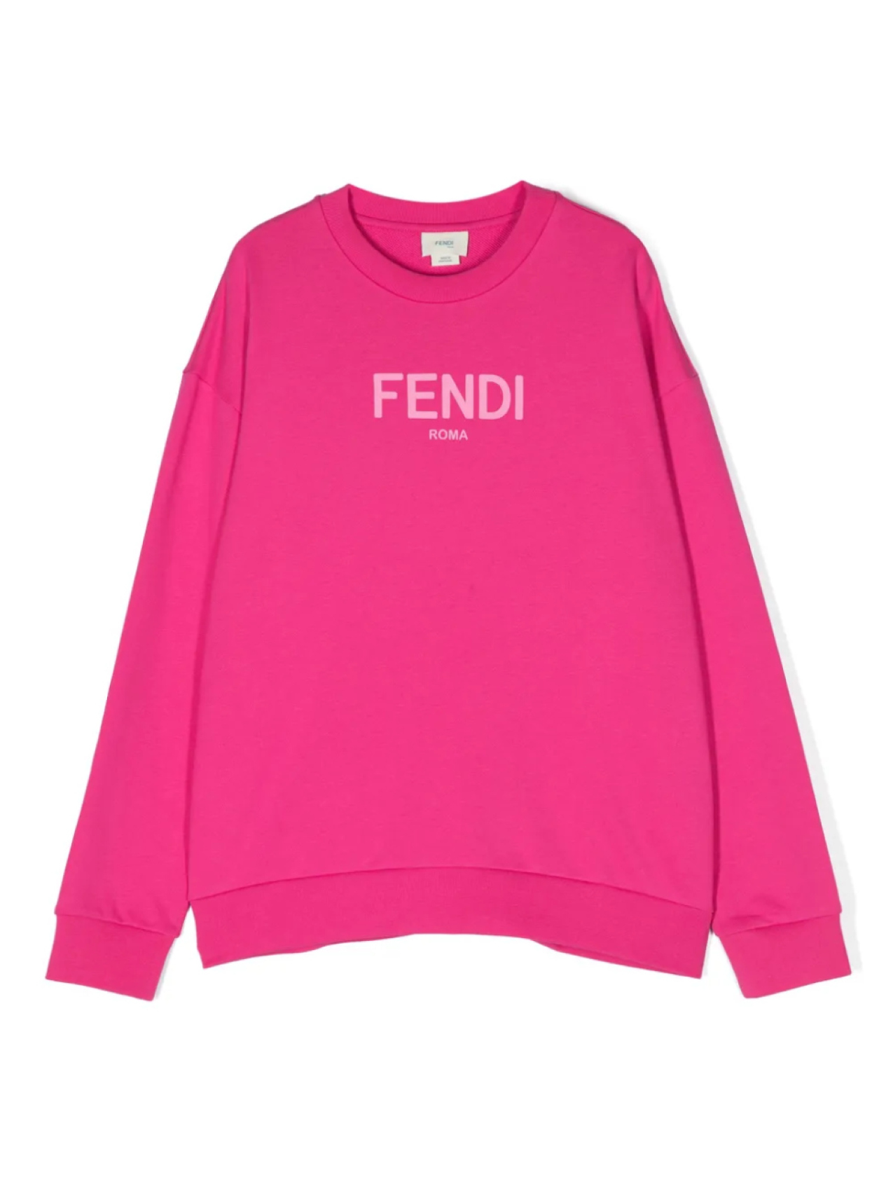 

Толстовка с логотипом Fendi Kids, розовый