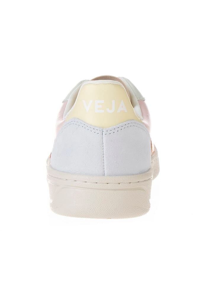 Низкие кроссовки Veja Leder V 10, цвет bunt/orange/rosa — фото 4