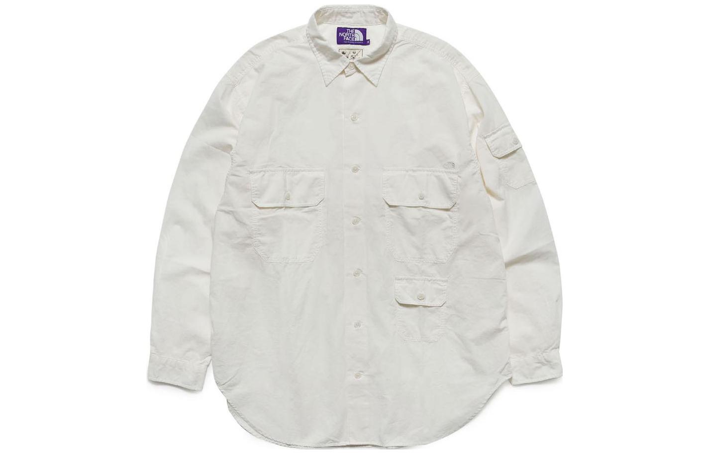 

Футболка унисекс цвета слоновой кости белый THE NORTH FACE PURPLE LABEL