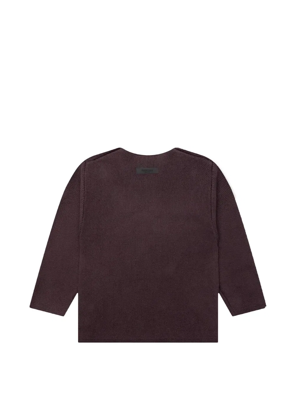 Свитер с нашивкой-логотипом Fear Of God Essentials Kids, фиолетовый — фото 2