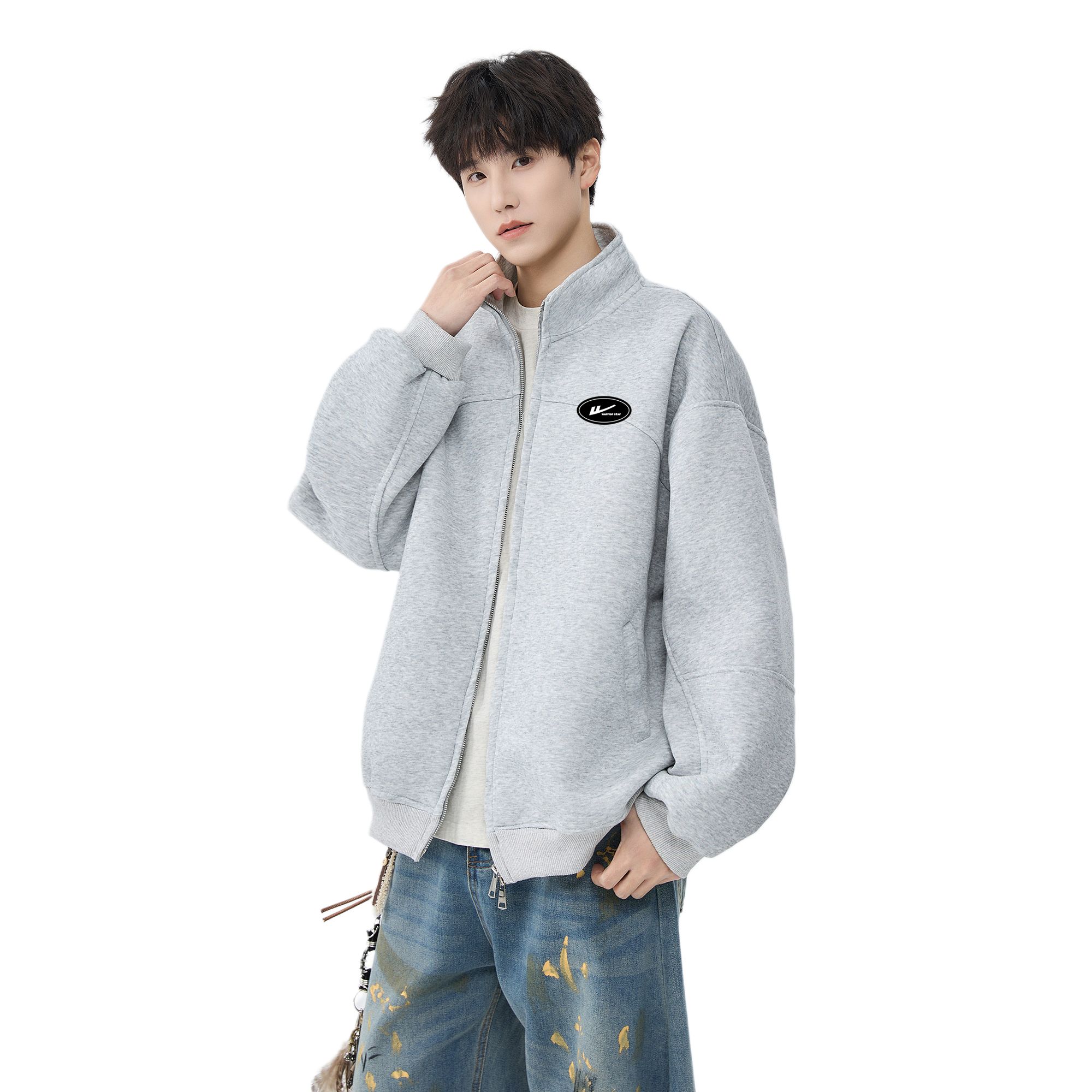 

Куртка и пальто Unisex из коллекции Riding The Wind WARRIOR, heather серый (diy badge)