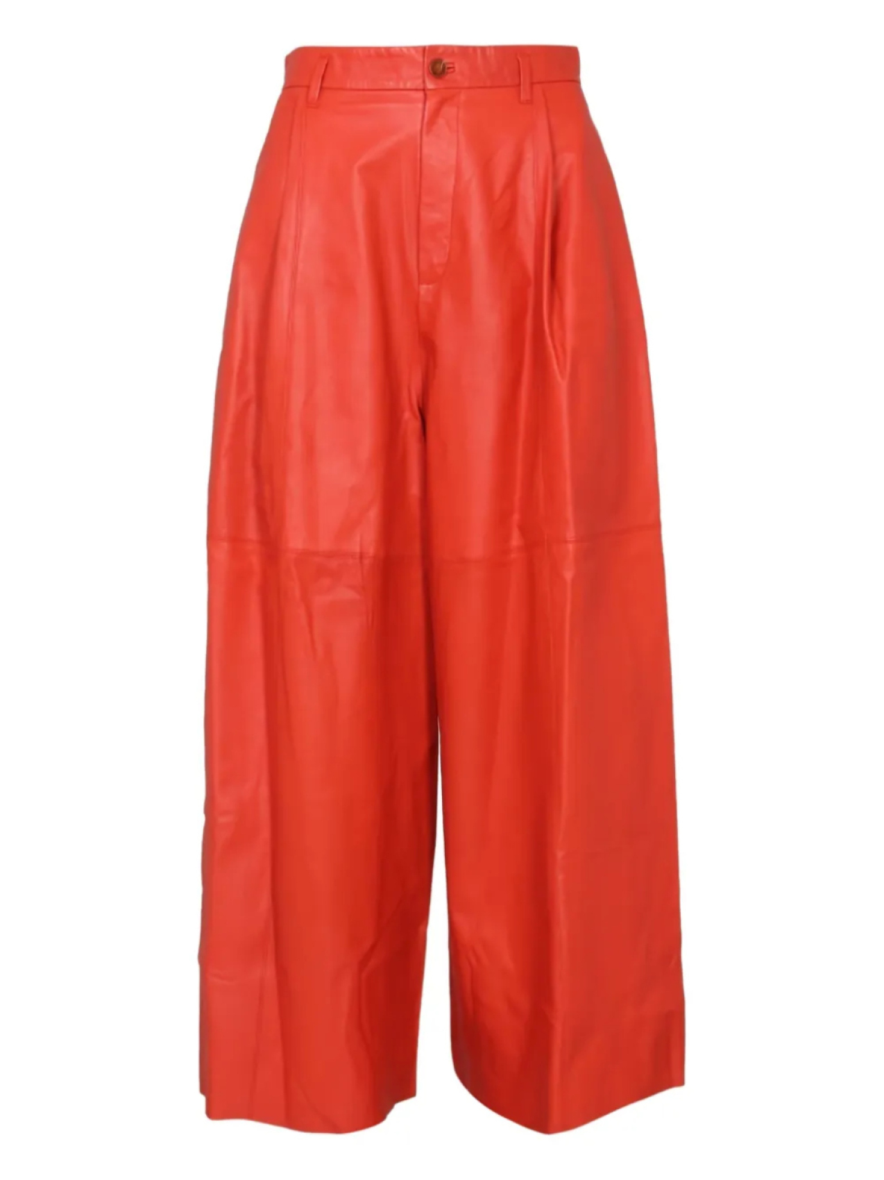 

Кожаные брюки Alysi со складками, красный
