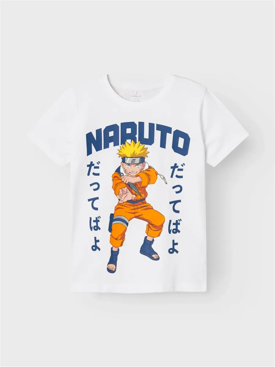 

Рубашка с принтом Name It "NKMMACAR NARUTO SS TOP NOOS SKY", белый