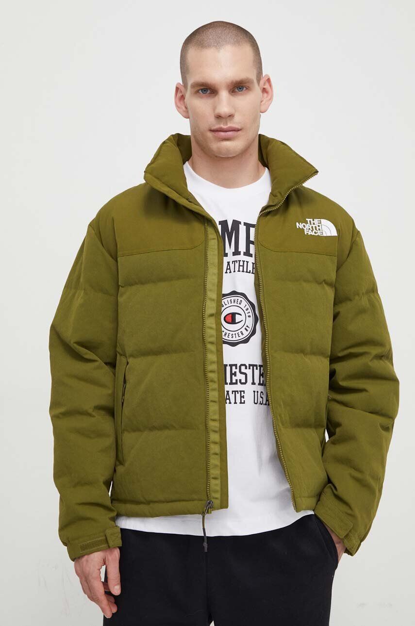 

Пуховик мужской The North Face, зеленый