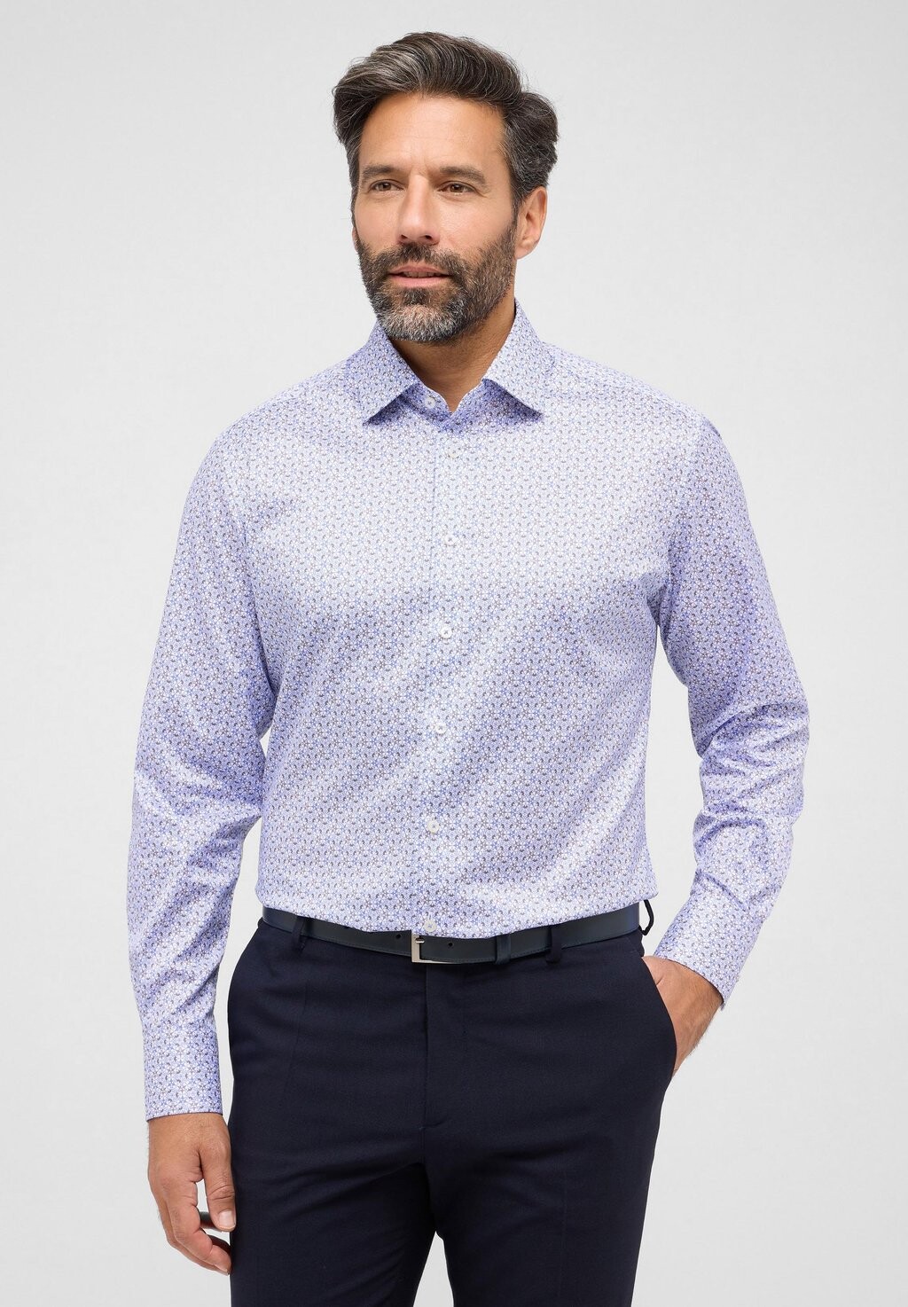 

Рубашка MODERN FIT Eterna, светло-голубой