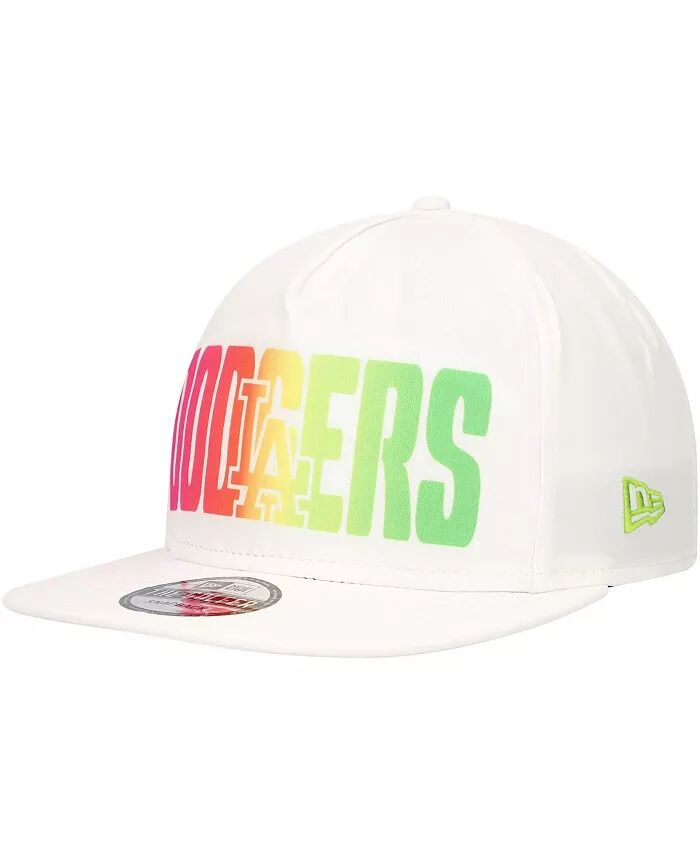 

Мужская белая кепка для гольфиста Los Angeles Dodgers Spring Spectrum Snapback New Era, белый