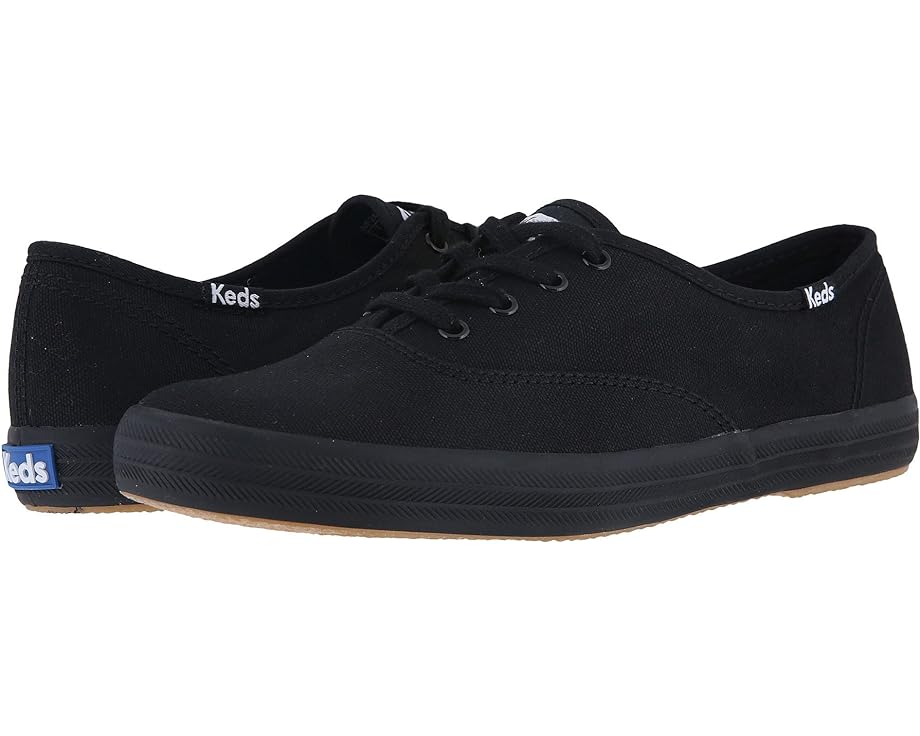 

Кроссовки Keds Champion Canvas Lace-Up, цвет Full Black