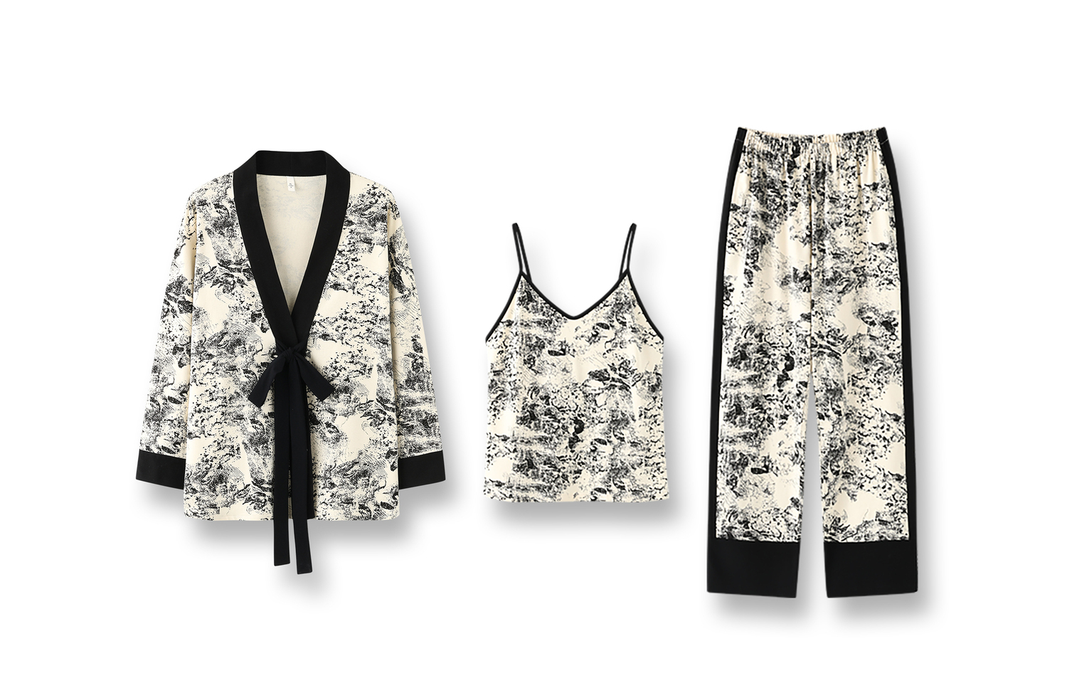 

Женский пижамный комплект абрикосовый Jovini