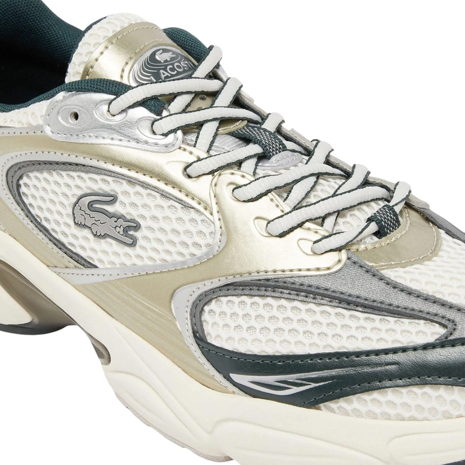 Кроссовки Lacoste Storm 96 2K для мужчин, белый/темно-зеленый — фото 4