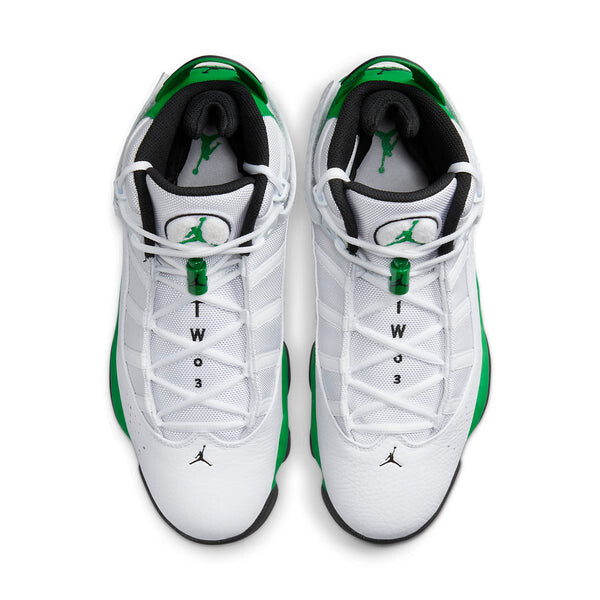 Кроссовки 6 колец Air Jordan, белый — фото 4