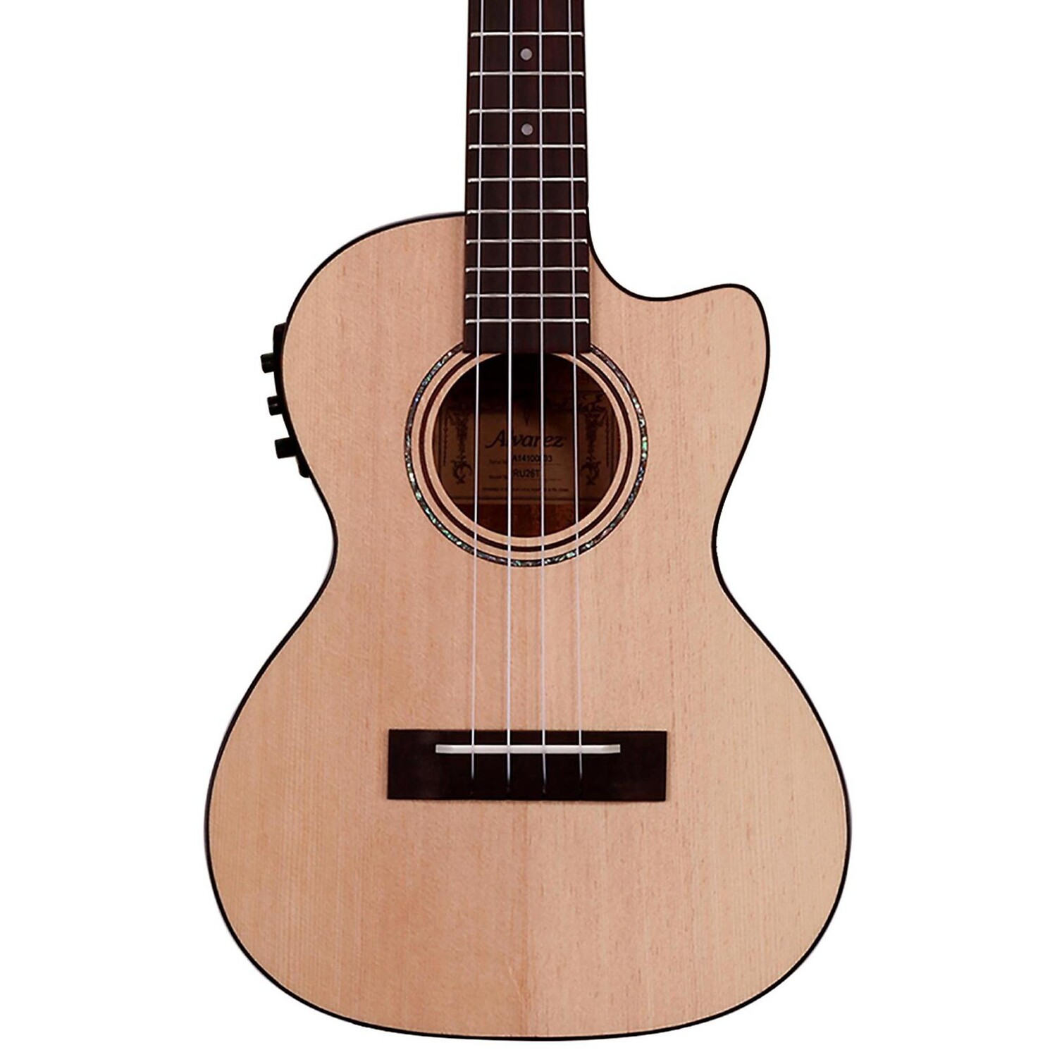 

Alvarez RU26TCE Тенор-акустико-электрическая укулеле Natural