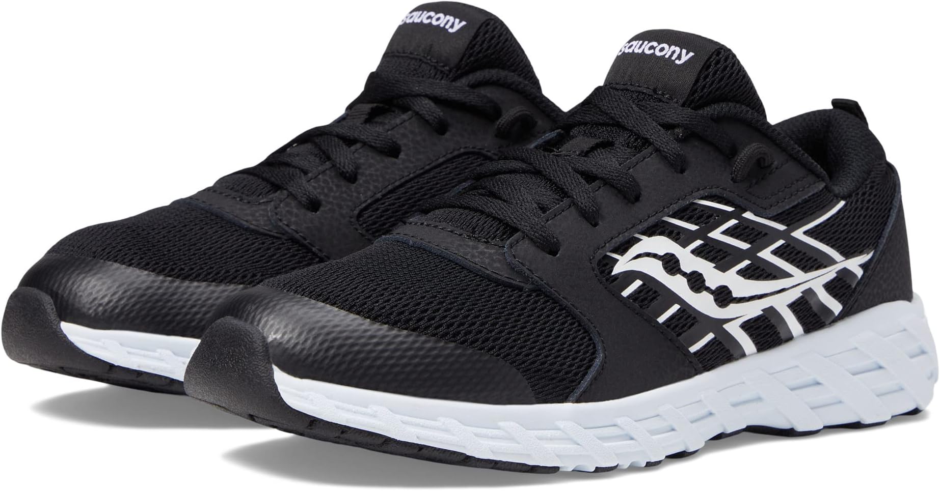 

Кроссовки Saucony Kids Wind 2.0, Black/White