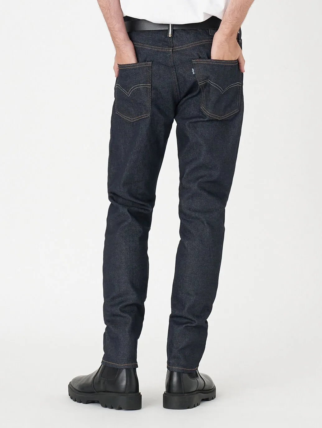 Джинсы BLUETAB 512 Slim Tapered, темно-синие, произведено в Японии Levi's, Dark Indigo - Flat Finish — фото 3