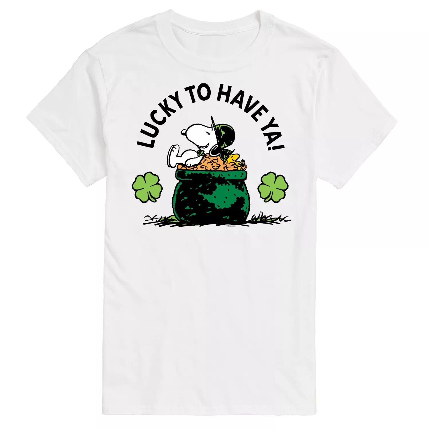 

Мужская футболка Peanuts Lucky To Tee Licensed Character