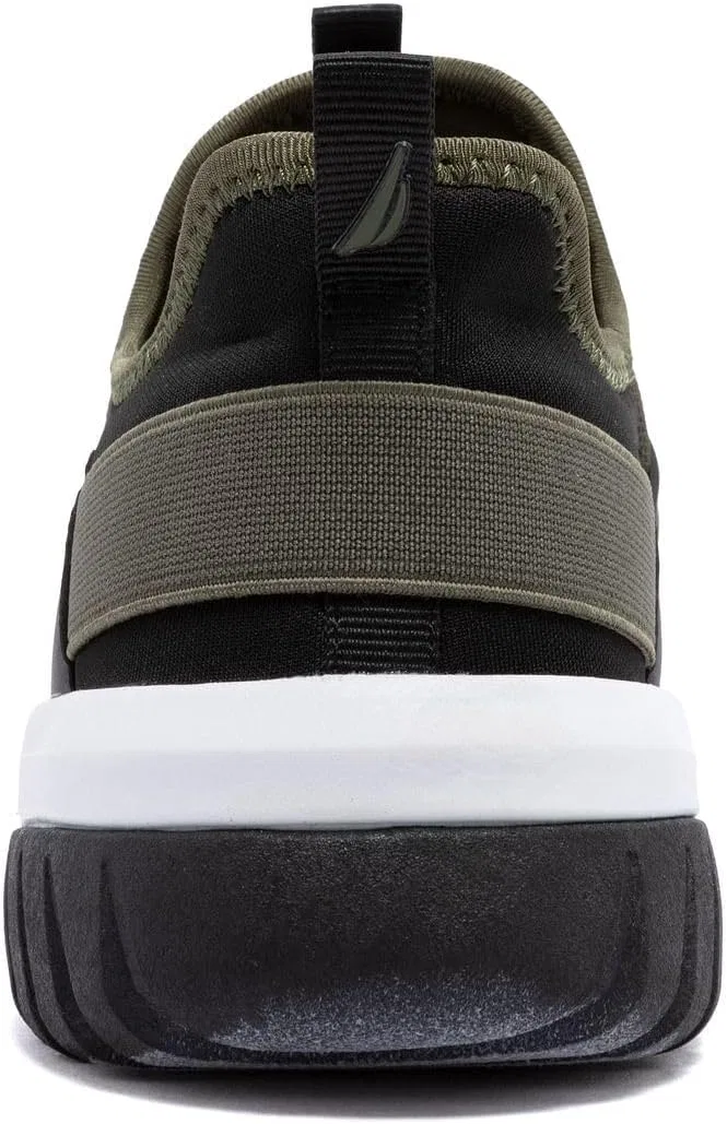 Кроссовки повседневные Nautica Slip-On, оливковый черный — фото 4