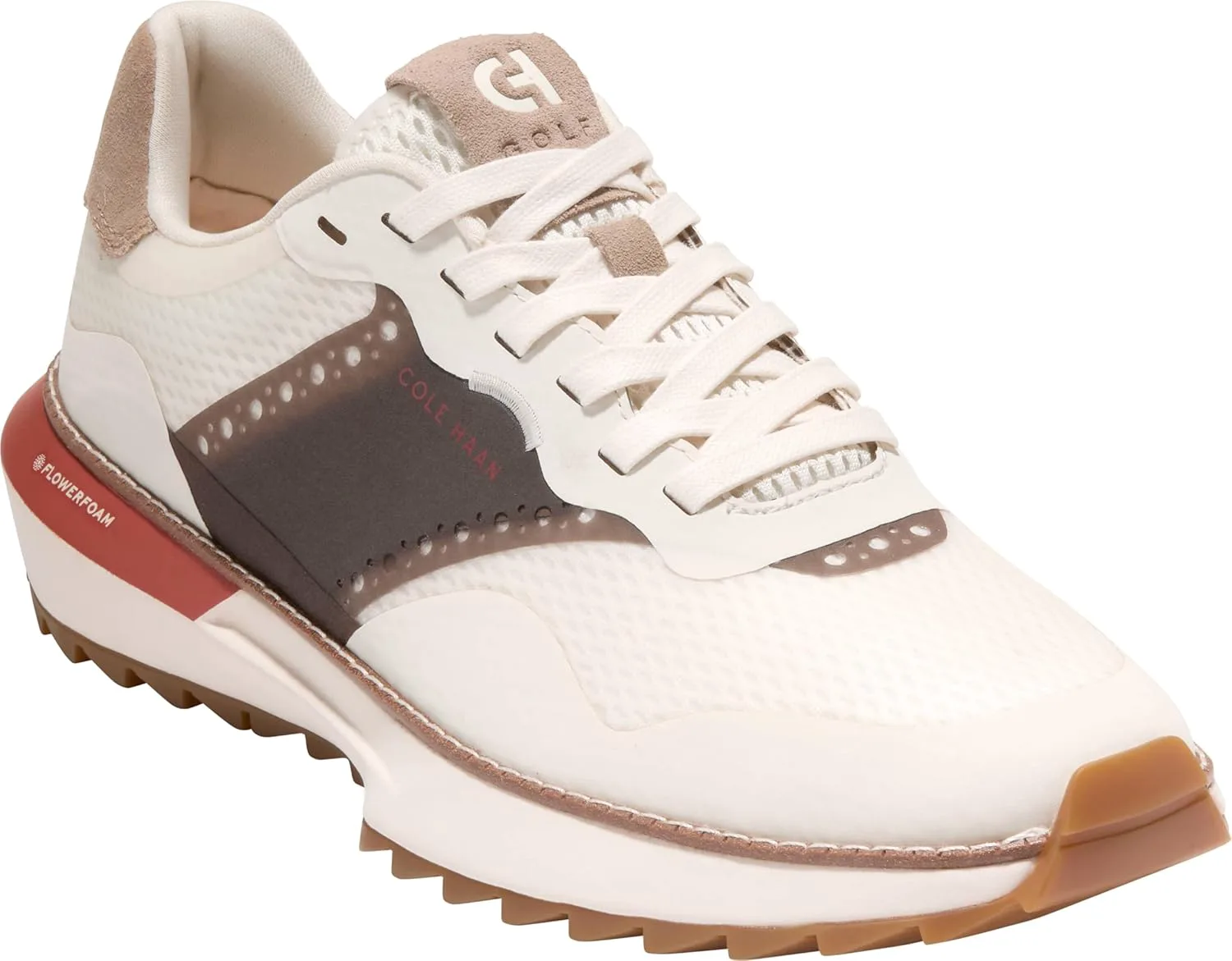 Мужские гольф-туфли Cole Haan - Grandpro Ashland Golf, слоновая кость/бежевый — фото 4
