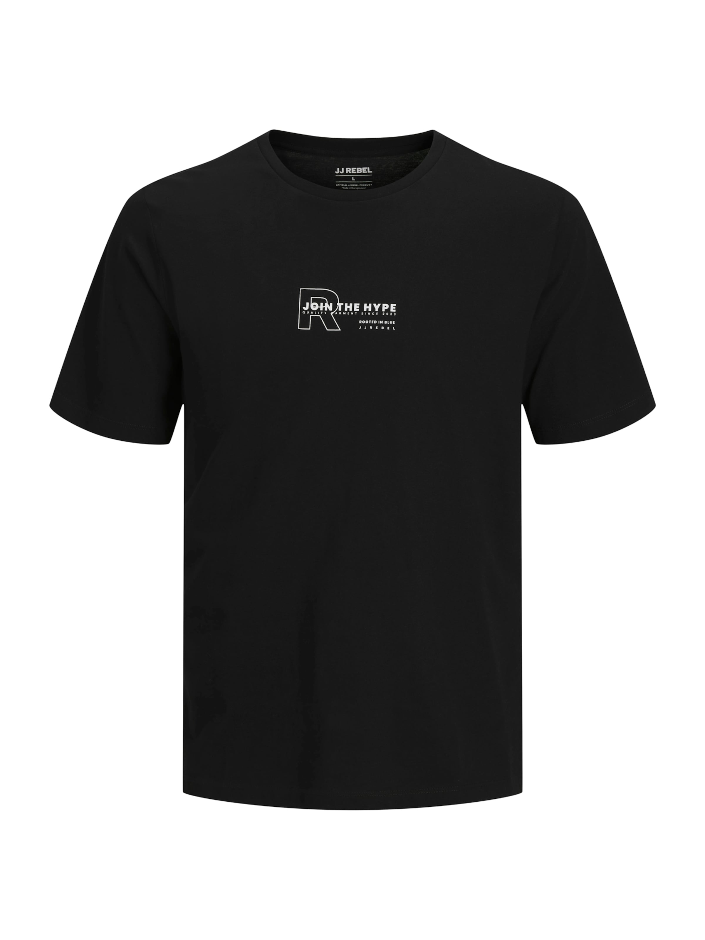 

JJ Rebel Футболка 'JREBZAKI' в черном цвете