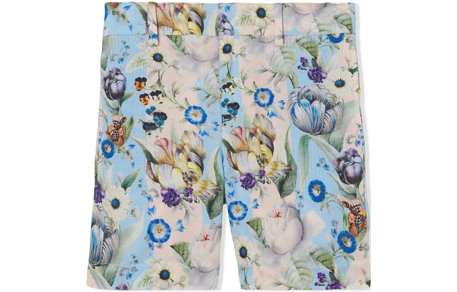 

Детские шорты Burberry, цвет Blue