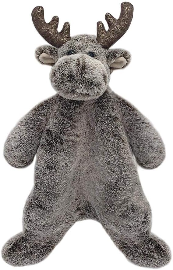

Плюшевое защитное одеяло для младенцев Mon Ami Marley The Moose — 13 дюймов, плюшевое защитное одеяло с мягкими игрушками, игрушка для младенцев, подарки для новорожденных унисекс., Multicolor
