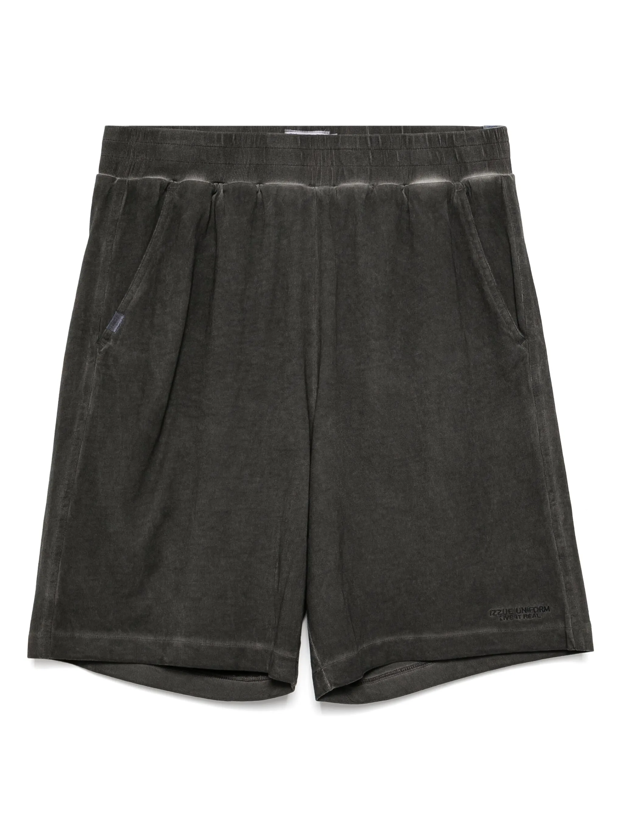 

Шорты с вышитым логотипом Izzue, серый