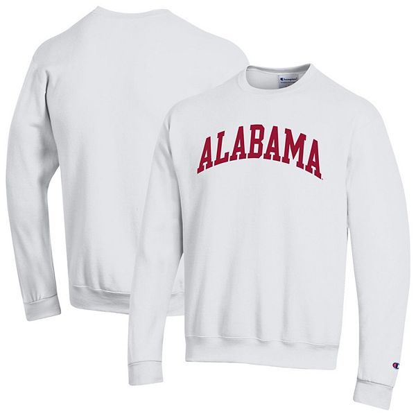 

Мужской белый свитшот Alabama Crimson Tide Basic Arch Fleece Champion