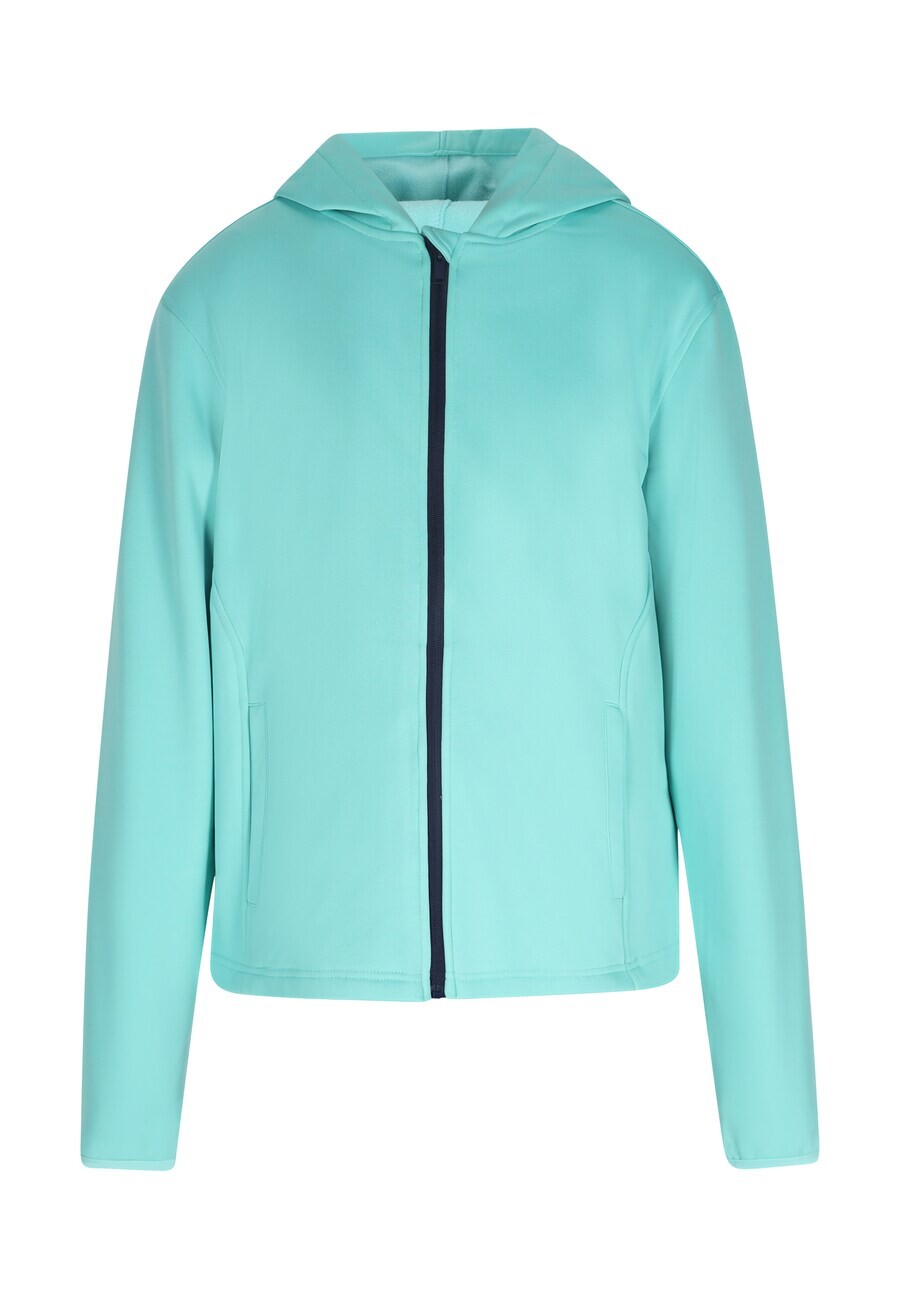 

Толстовка с капюшоном на молнии Mo ATHLSR Zip-Up Hoodie, бирюзовый