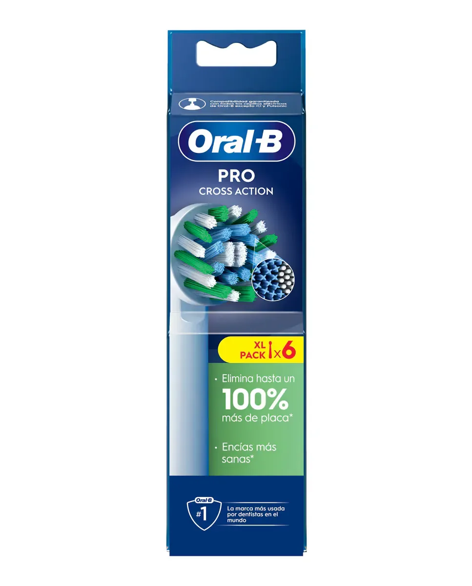 Набор из 6 сменных насадок Pro Cross Action Pro Oral-B