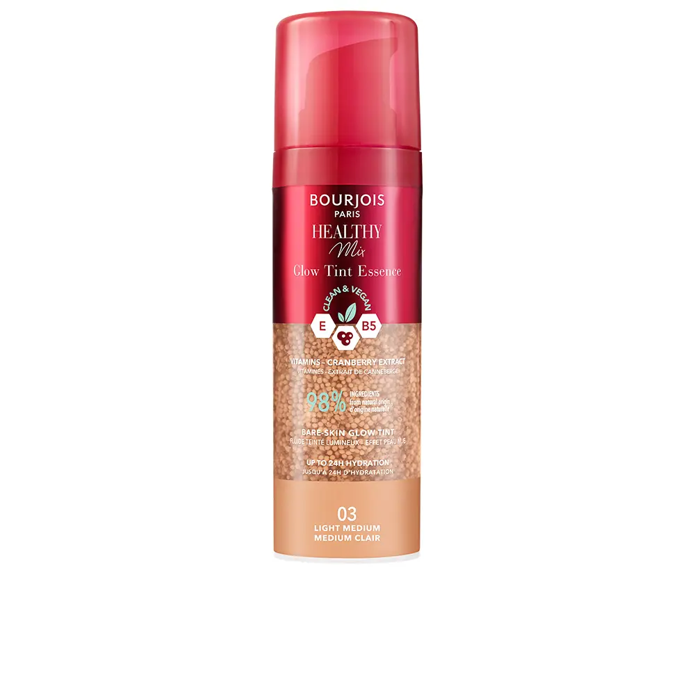 

Праймер Healthy mix glow tint essence base de maquillaje Bourjois, цвет 03-Light Medium, 30 мл.