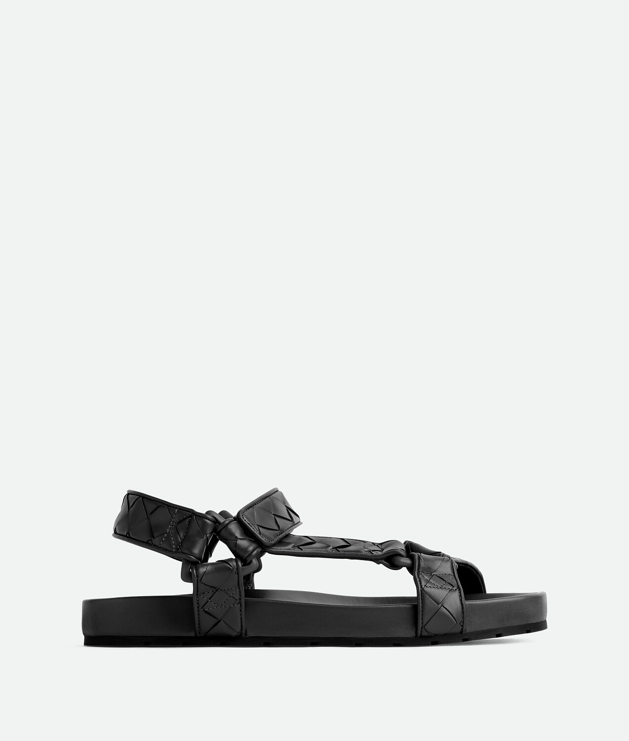 

Сандалии для путешествий Bottega Veneta, черный