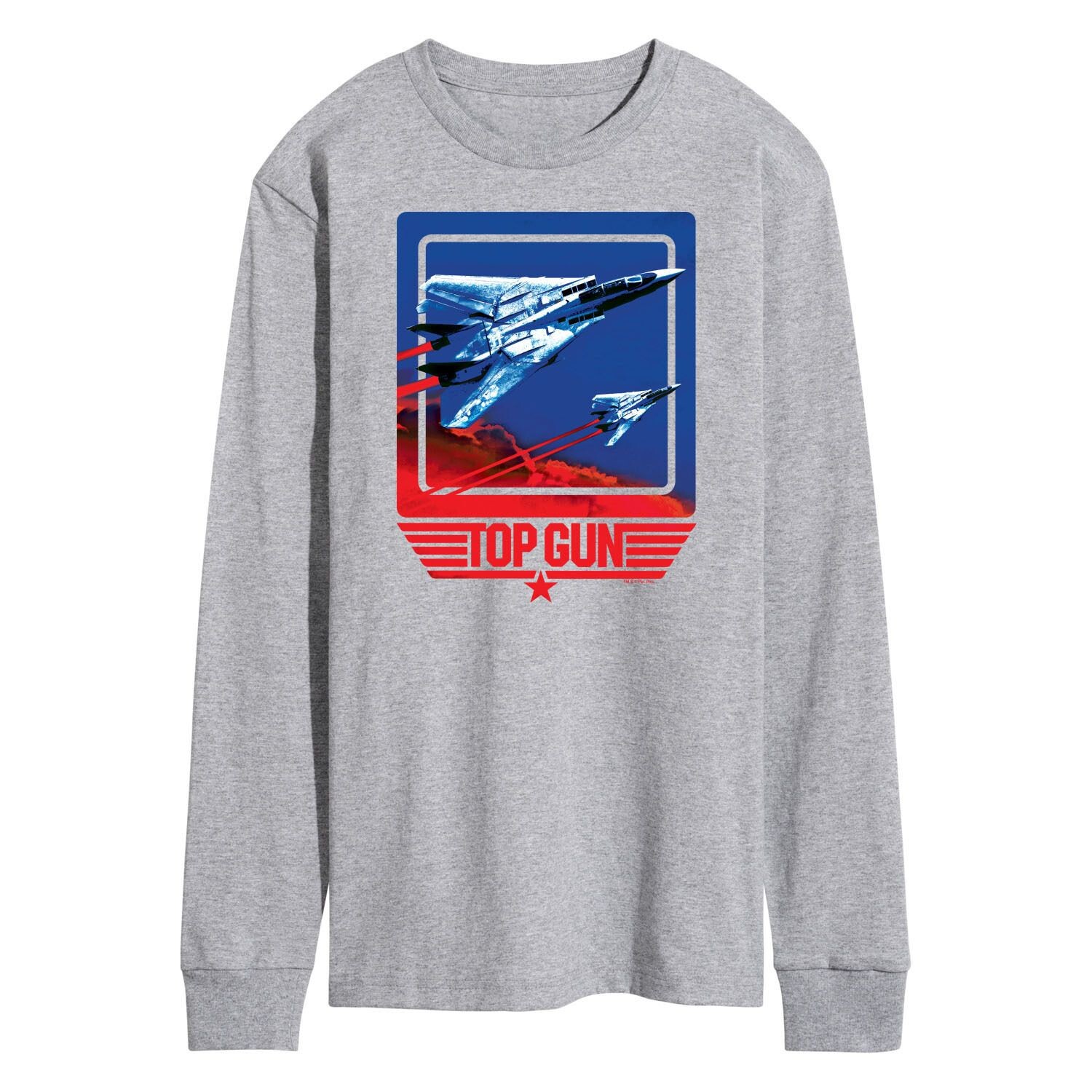 

Мужская футболка с длинными рукавами Top Gun Jet Licensed Character