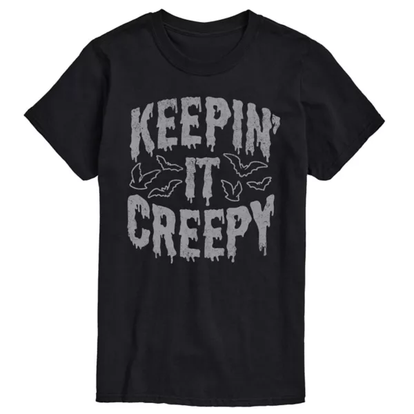 

Мужская футболка с жутким графическим принтом Keepin It Licensed Character, черный
