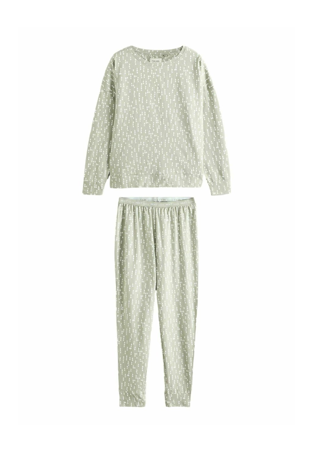 

Пижама SET PRINT LONG SLEEVE - REGULAR FIT Next, зеленый