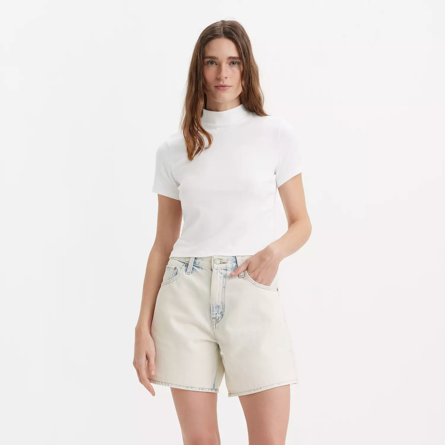 

Непринужденная футболка с короткими рукавами Levi's, белый