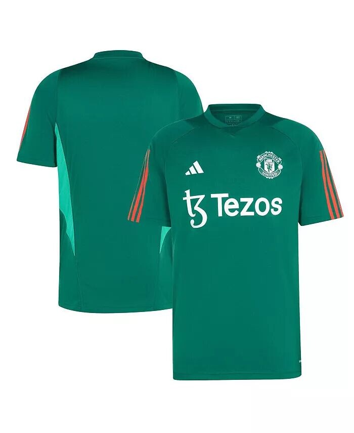

Мужская зеленая тренировочная майка Manchester United 2023/24 Adidas, зеленый