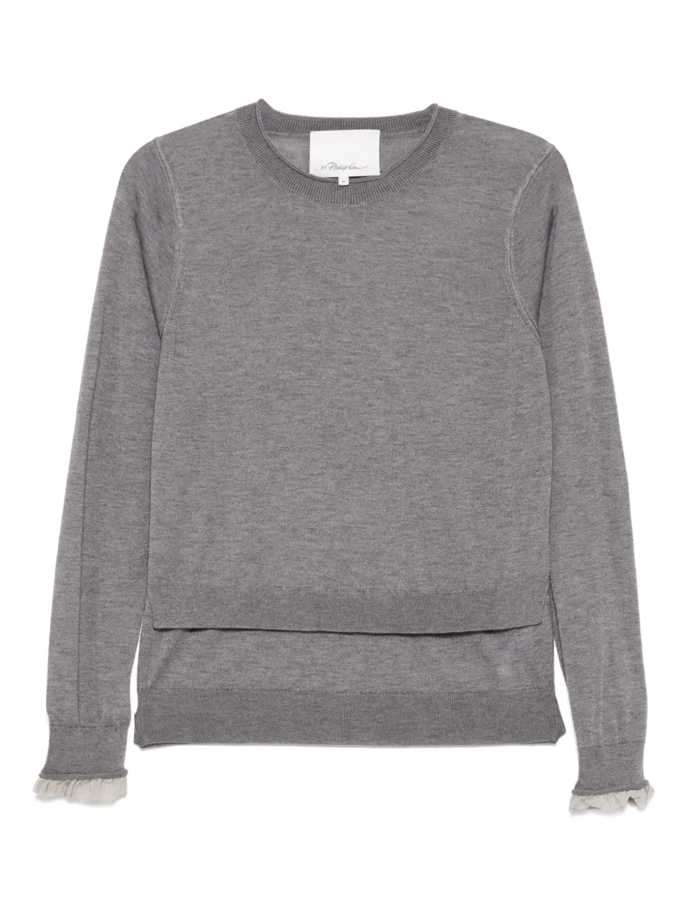 

Многослойный трикотажный топ 3.1 Phillip Lim, серый