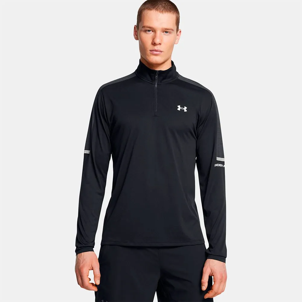 

Футболка Under Armour Tech Utility half zip long sleeve, черный
