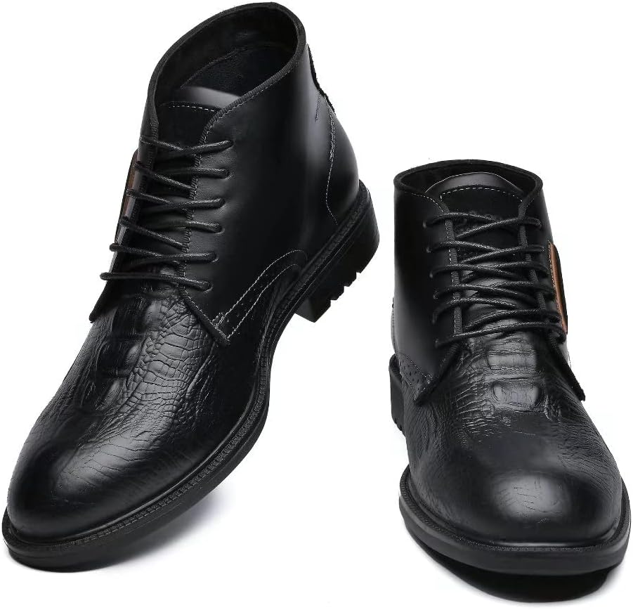 Мужские ботинки Arkbird Chukka из натуральной кожи, классические повседневные ботинки оксфордского стиля, черный — фото 2